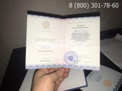 Аттестат об окончании 11 класса 2014-2020 годов с заполнением-6